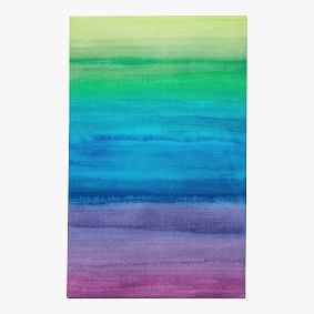 Rainbow Ombre Performance Rug