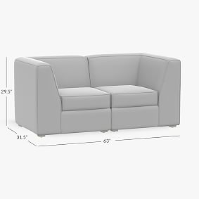 Riley Loveseat Set with Storage (63")