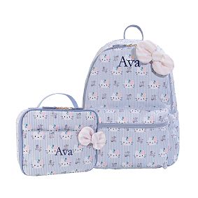 Colby Hello Kitty® Pinstripe Backpack &amp; Cold Pack Lunch Box Bundle, Set of 2