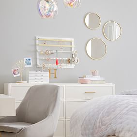 Elle Lacquer Wall Jewelry Organizer