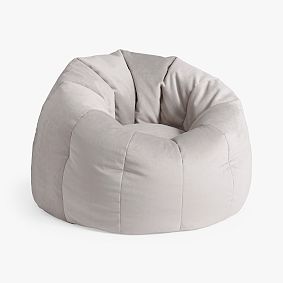 Everyday Velvet Light Grey Donut Round Lounger