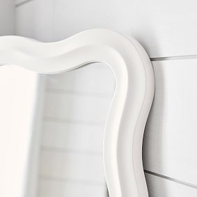 Floor-Length Scalloped Mirror (26"x59")