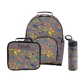 Gear-Up Splatter Backpack &amp; Cold Pack Lunch Bundle, Set of 3