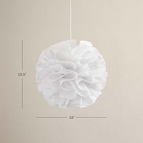 Ruffle Pendant (16")