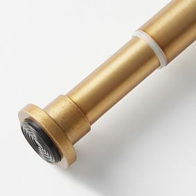 Tension Curtain Rod - Brass
