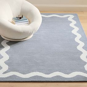 Wiggle Border Rug