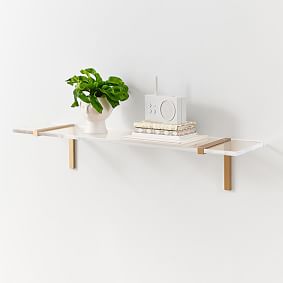 Acrylic &amp; Metal Shelving (24&quot;-32&quot;)