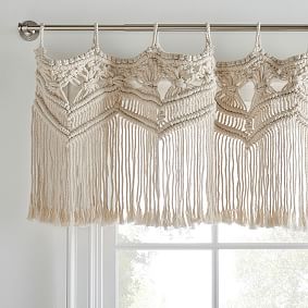 Boho Macrame Valance