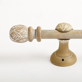 Boho Wooden Window Rods