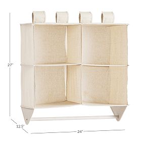 Double Bar Hanging Closet Organizer