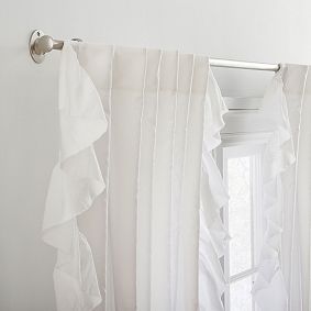Ruffle Washed Cotton Curtain