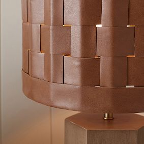 Westly Vegan Leather Table Lamp