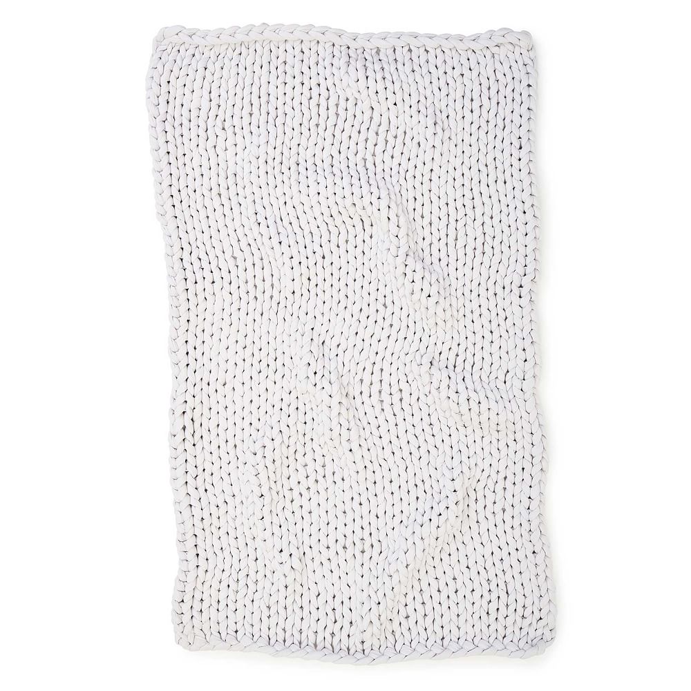 Bearaby Organic Cotton Napper Weighted Blanket - 20 lbs, Moonstone Gray