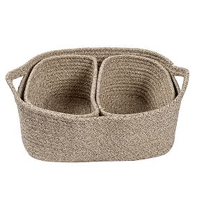 Nested Texture Baskets, Set of 3