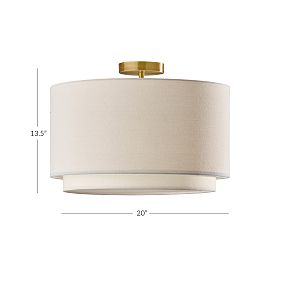 Finley Double-Layer Flush Mount (20")