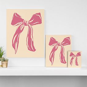 Big Pink Bow Art