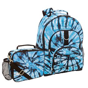 Gear-Up Radial Tie-Dye Backpack &amp; Cold Pack Lunch Box Bundle, Set of 2