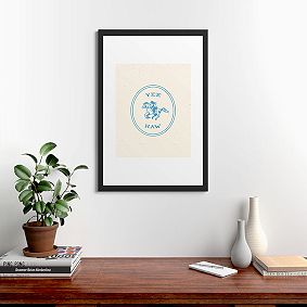 Yee Haw Blue Art
