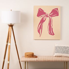 Big Pink Bow Art