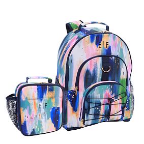EttaVee Gear-Up Brushstrokes  Backpack &amp; Classic Lunch Box Bundle, Set of 2