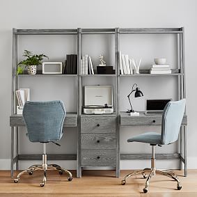 Jute Cotton Dark Blue Airgo Desk Chair