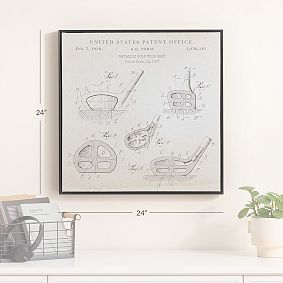 Golf Patent Framed Art