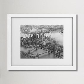 Manhattan Through the Clouds Art