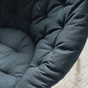 Basketweave Indigo Hang-A-Round Chair