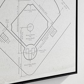 Baseball Vintage Framed Sports Art