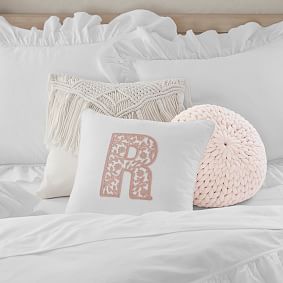 Garden Monogram Pillow Cover