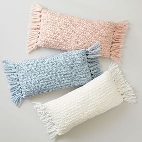 Chunky Yarn Pillow Cover