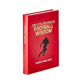 Little Red Book of Football Wisdom Leather-Bound Book