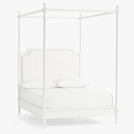 Colette Canopy Bed & Mattress Set