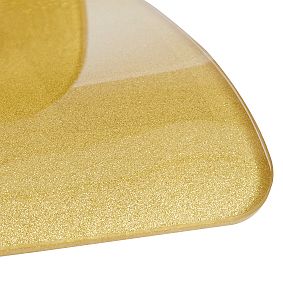 Gold Glitter Acrylic Swivel Desk Chair