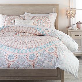 Maya Medallion Organic Duvet Cover