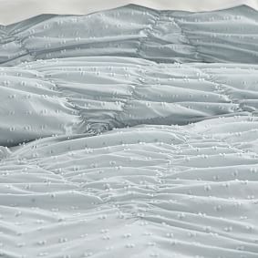 Swiss Dot Whimsical Waves Comforter