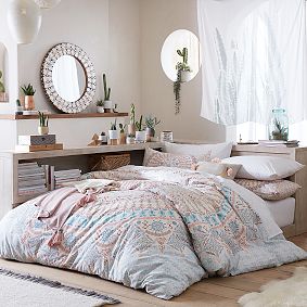 Maya Medallion Organic Duvet Cover