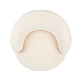 Flynn Faux-Lamb Wool Swivel Chair