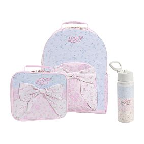 Gear-Up LoveShackFancy Prairie Bow Backpack &amp; Cold Pack Lunch Bundle, Set of 3