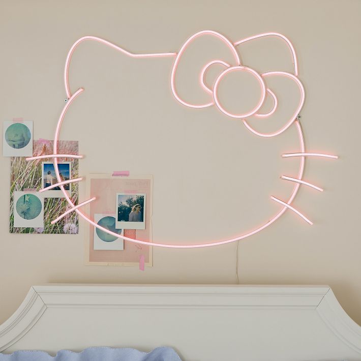 Neon Hello Kitty Wall Light Hello Kitty LED Neon Wall Light,Figural Light-Up Wall  main image 3