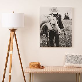 Cowgirl and Her Horse Art