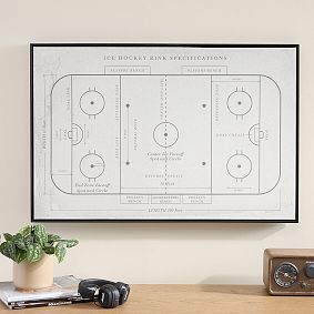 Hockey Vintage Framed Sports Art