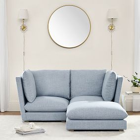 Skye Loveseat and Ottoman Set (64")