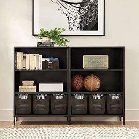 Locker 3-Cubby Bookcase, Set of 2 (60")