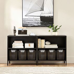 Locker 2-Cubby Bookcase, Set of 2 (60")