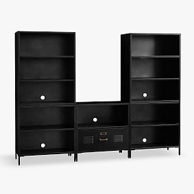 Locker 1-Drawer &amp; Mixed Cubby Tower Set (90")