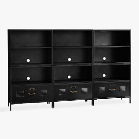 Locker 2-Cubby Wall System with Drawers (90")