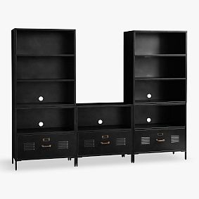 Locker 3-Drawer &amp; Cubby Tower Set (90")
