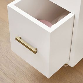 Glam Compact Beauty Storage Cart (18"x26")