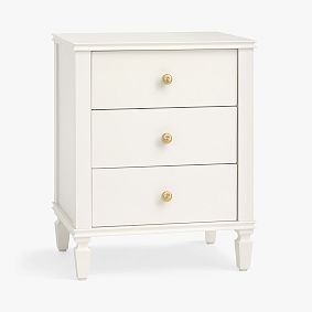 Open Box: Charlotte 3-Drawer Nightstand (20.75") - Heritage White